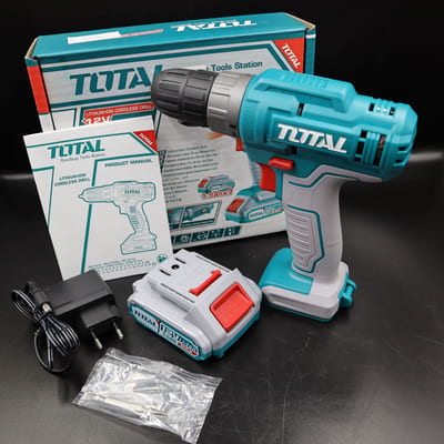 TOTAL สว่านไร้สาย 12V (แบต1.5A + ชาร์จเจอร์ )