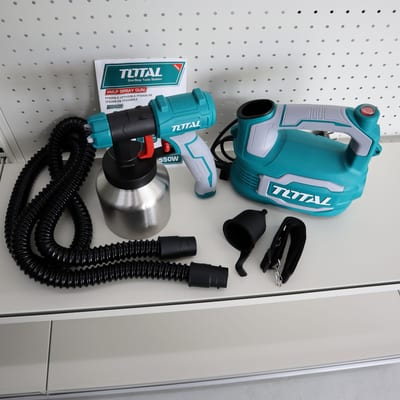 TOTAL กาพ่นสีไฟฟ้า 550W (ถ้วยอลูมิเนียม)