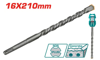 TOTAL ดอกสว่านเจาะปูนโรตารี่ 16x210mm SDS PLUS