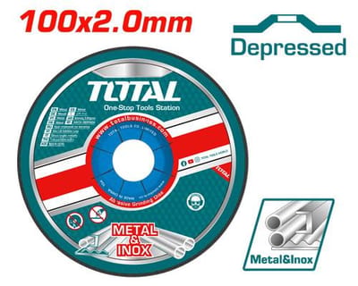 TOTAL ไฟเบอร์ขัดเหล็ก 4"(100mm) 2mm
