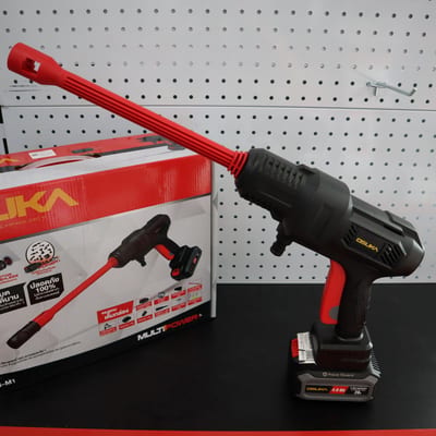 OSUKA เครื่องอัดฉีดแรงดันสูงไร้สาย 55Bar 20V (แบต 4Ah+แท่นชาร์จ+กล่องสี)