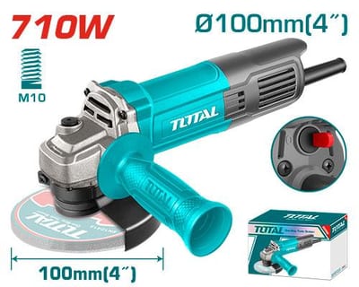TOTAL เครื่องเจียร์ไฟฟ้า 4" 710W สวิตช์ท้าย
