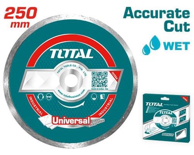 TOTAL ใบเพชรตัดคอนกรีต 10" (น้ำ)
