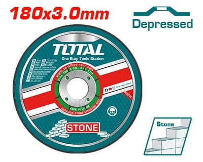 TOTAL ใบไฟเบอร์ตัดปูน 7"x3.00mm