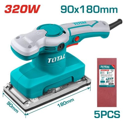 TOTAL เครื่องขัดกระดาษทรายไฟฟ้า 4 เหลี่ยม แบบสั่น 320W