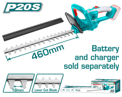 TOTAL เลื่อยตัดแต่งพุ่มไม้ไร้สาย 18" 20V (ตัวเปล่า)