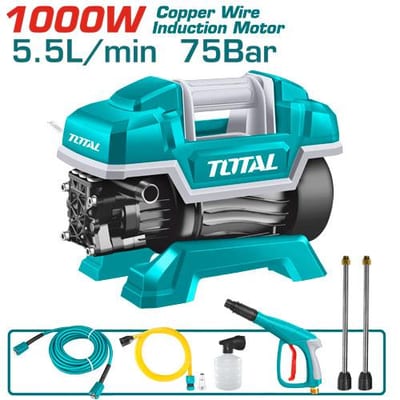 TOTAL ปั้มอัดฉีดน้ำแรงดันสูง 1000W 75บาร์
