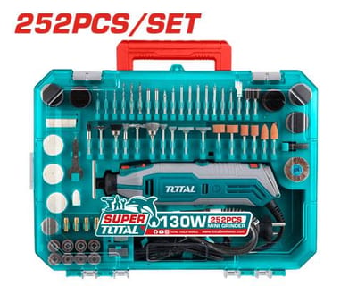 TOTAL เครื่องเจียร์สายอ่อน 130W 252 ชิ้น