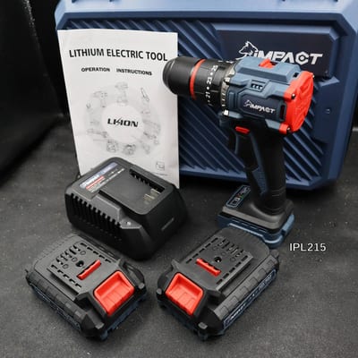 IMPACT สว่านกระแทกไร้สาย 20V BL (แบต1.5Ahx2+แท่นชาร์จ 1.5Ah+กล่อง)