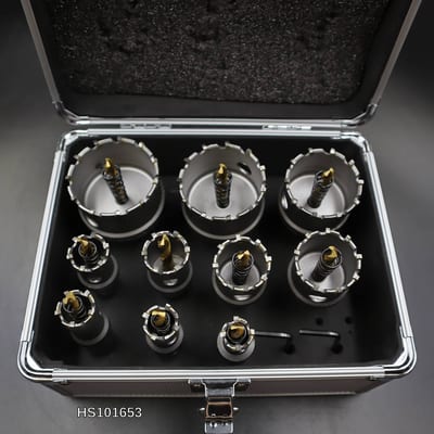 ชุดอกโฮลซอเจาะเหล็ก 10 ตัว 16-53mm