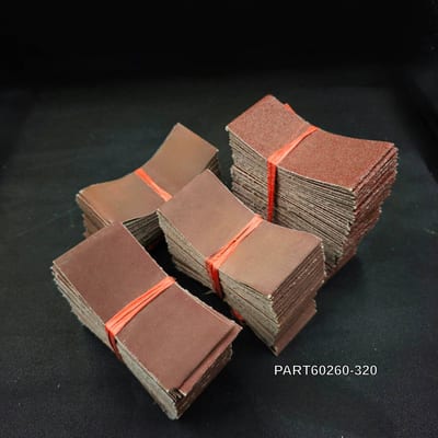 กระดาษทรายสายพานลม 60x260mm เบอร์ 320