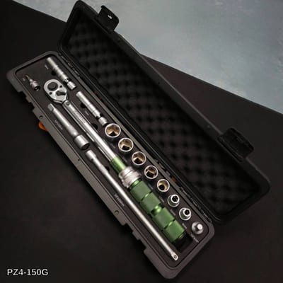 PERZISE ประแจปอนด์ 4 หุน 10-150Nm Dual scale 14ตัวชุด