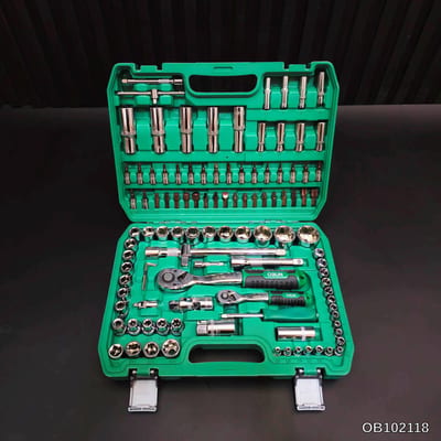 OBUN ชุดบล็อครวม 2+4หุน 108PCS 72T S2 OB102118
