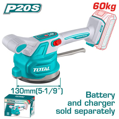 TOTAL เครื่องดูดแผ่นกระเบื้องสั้นไร้สาย 20V (ตัวเปล่า)