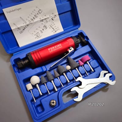 PERZISE เครื่องเจียร์ลมคอตรงงานหนัก PZ8202