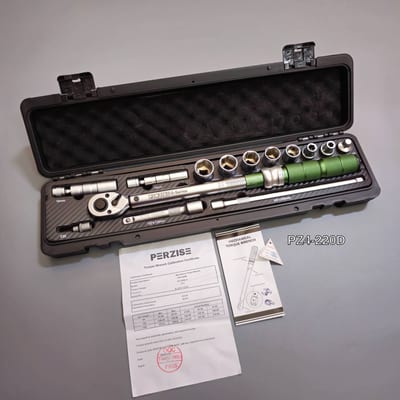 PERZISE ประแจปอนด์ 4 หุน 20-220Nm 14 ตัวชุด Dual scale