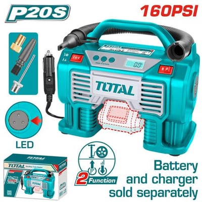 TOTAL  ปั้มลมไร้สาย 20V 2in1 (ตัวปล่าว)