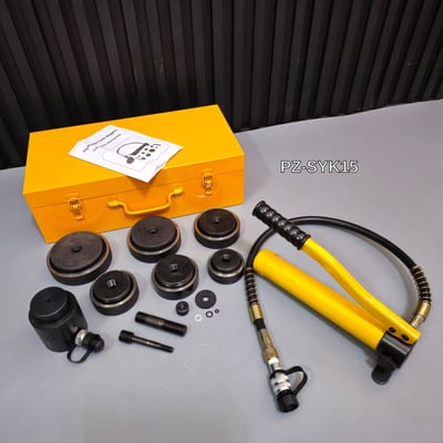 PERZISE เครื่องเจาะรูน๊อคเอ้าท์ไฮดรอลิค 63-114mm (6หัว) SYK15