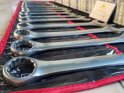 ชุดประแจแหวนข้างปากตาย 14 ตัว10-32 Euroking tool