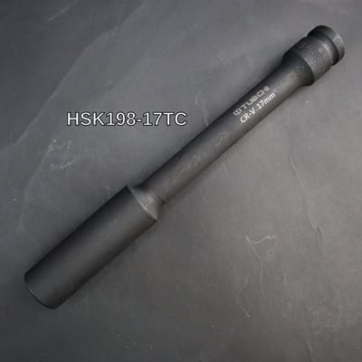 ลูกบล็อคดำยาวพิเศษ 198mm(เบอร์ 17)(เบอร์ 17)